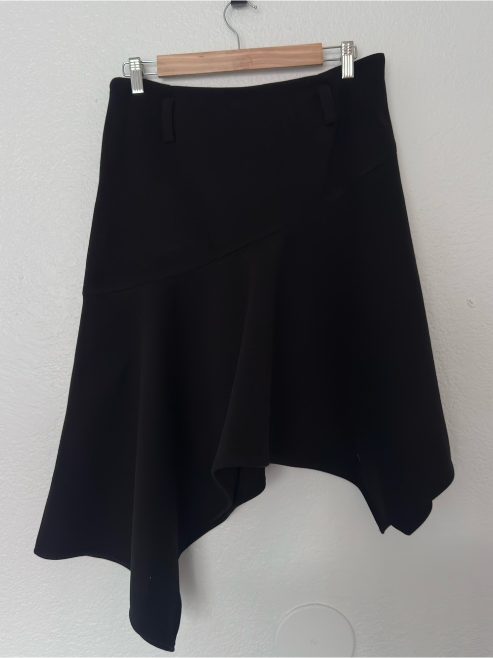 Lovely U-Dear Asymmetrical Skirt in Black Size Large